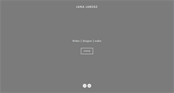 Desktop Screenshot of janajarosz.com